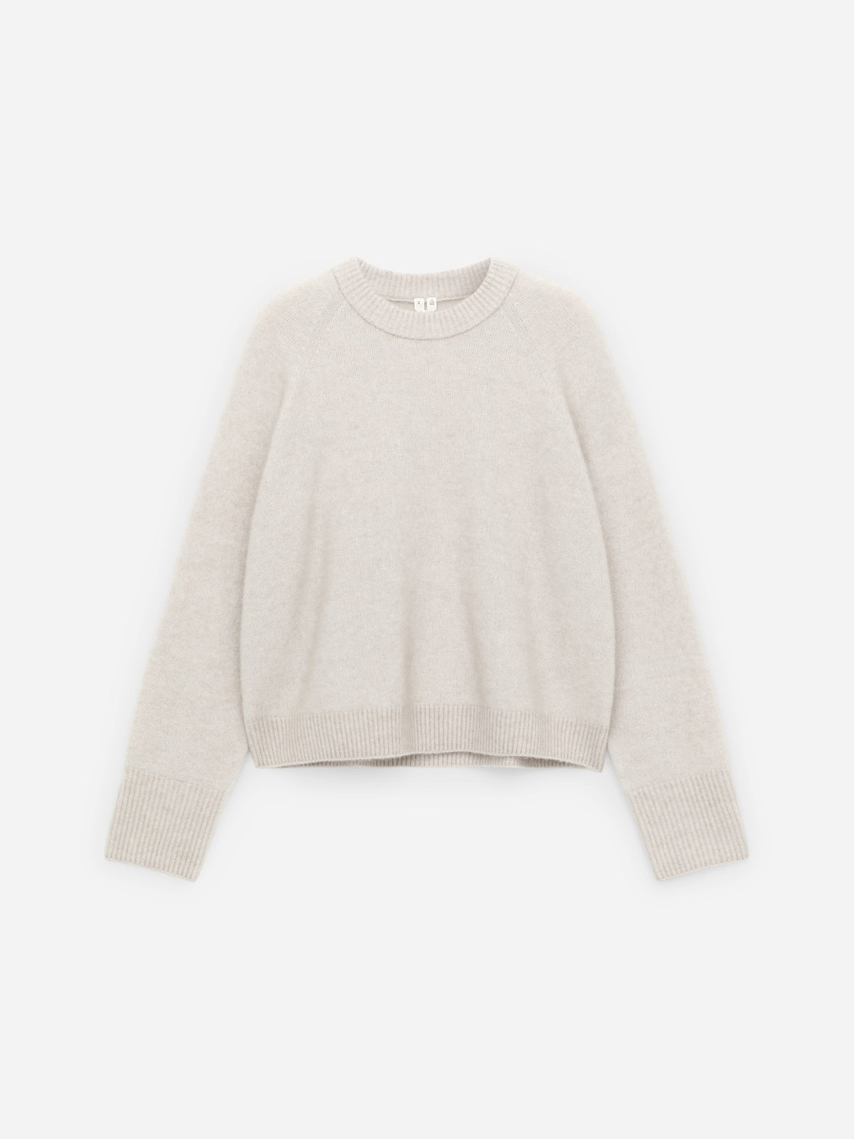 Alpaca-Wool Blend Jumper - Beige