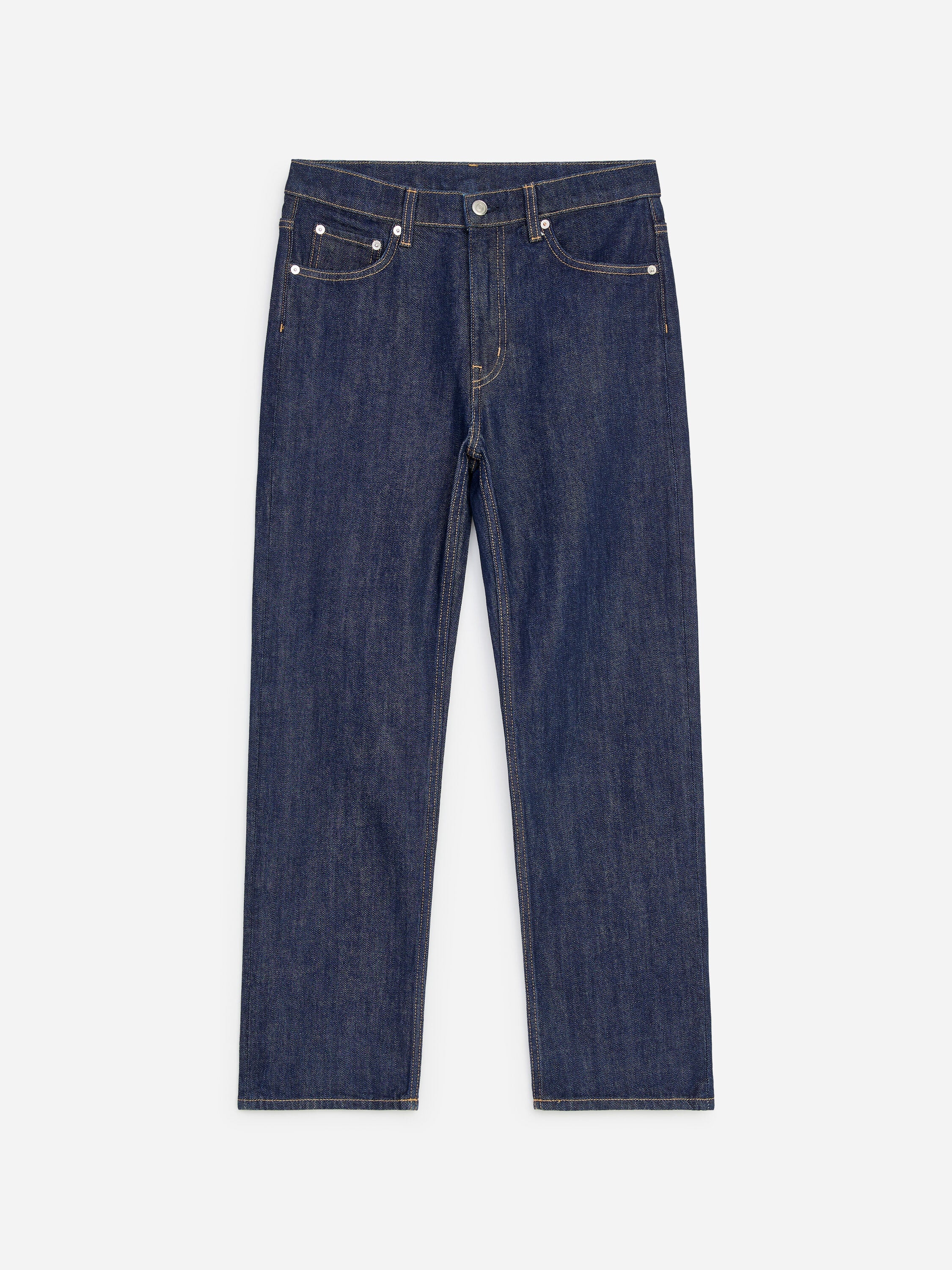 Cropped Slim Jeans - Blue