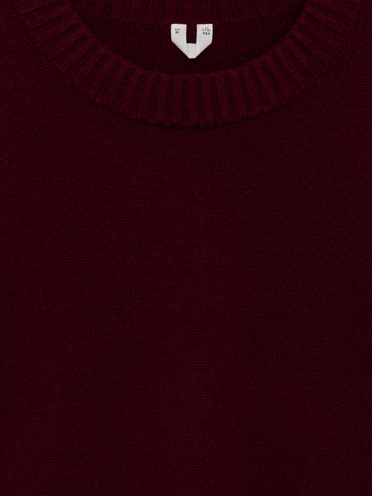 Oversized Pure Cashmere Jumper​ - Red - Image 2