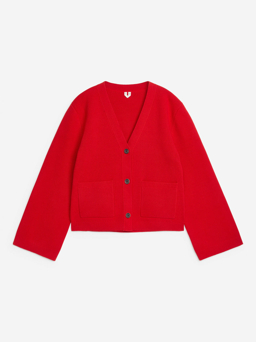 Cotton Cardigan - Red - Image 5