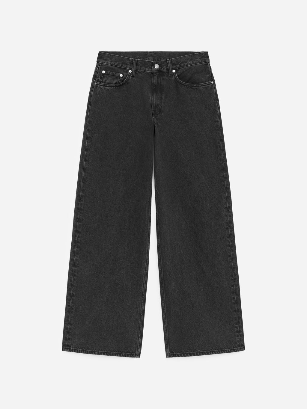 Loose Wide Jeans - Grey