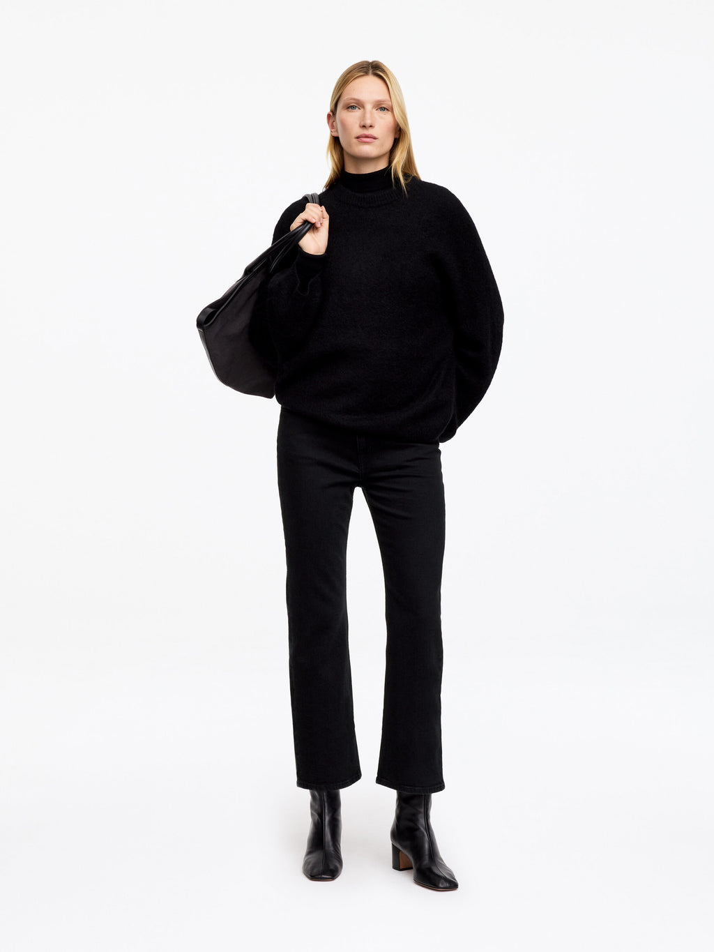 Kick Flare Jeans - Black - Image 2