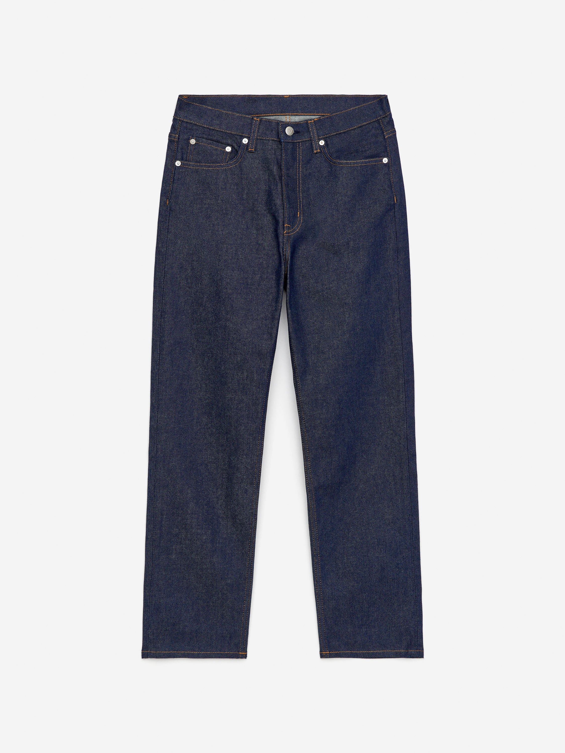 Cropped Slim Jeans - Blue