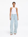 Relaxed Barrel Jeans - Blue
