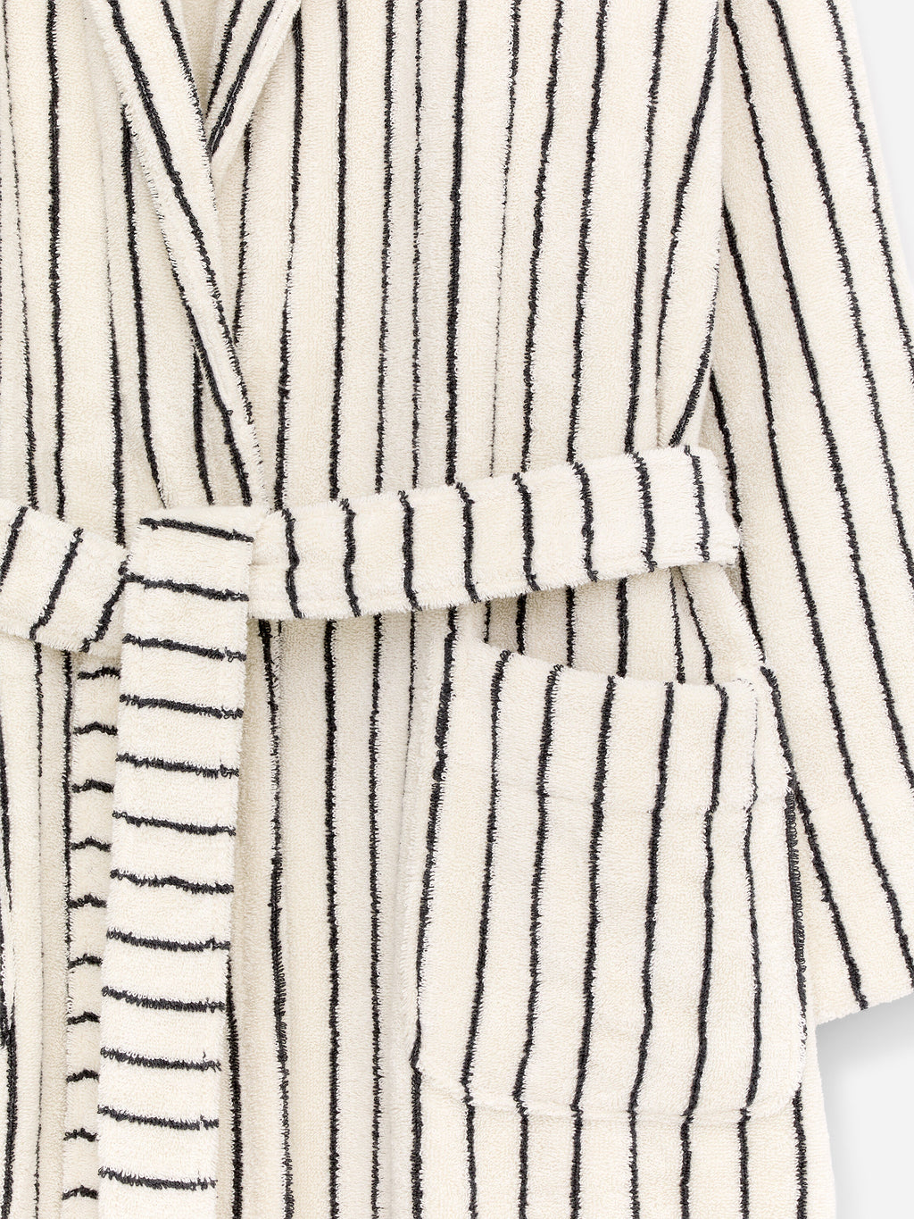 Unisex Cotton Terry Bathrobe - White - Image 10