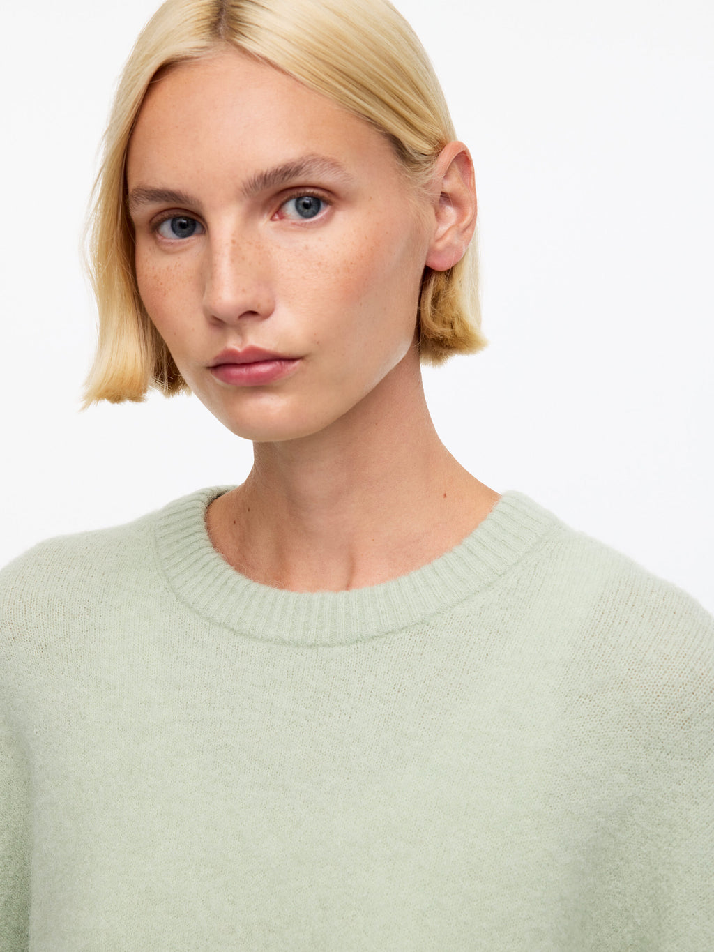Alpaca-Wool Blend Jumper - Green - Image 4