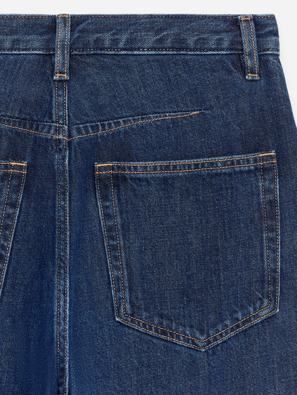 Curved-Leg Jeans - Blue - Image 2