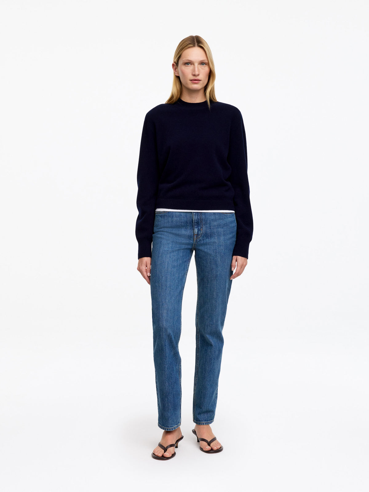Long Slim Jeans - Blue