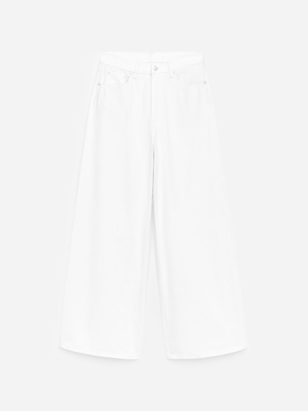 Oversized Wide Jeans - White