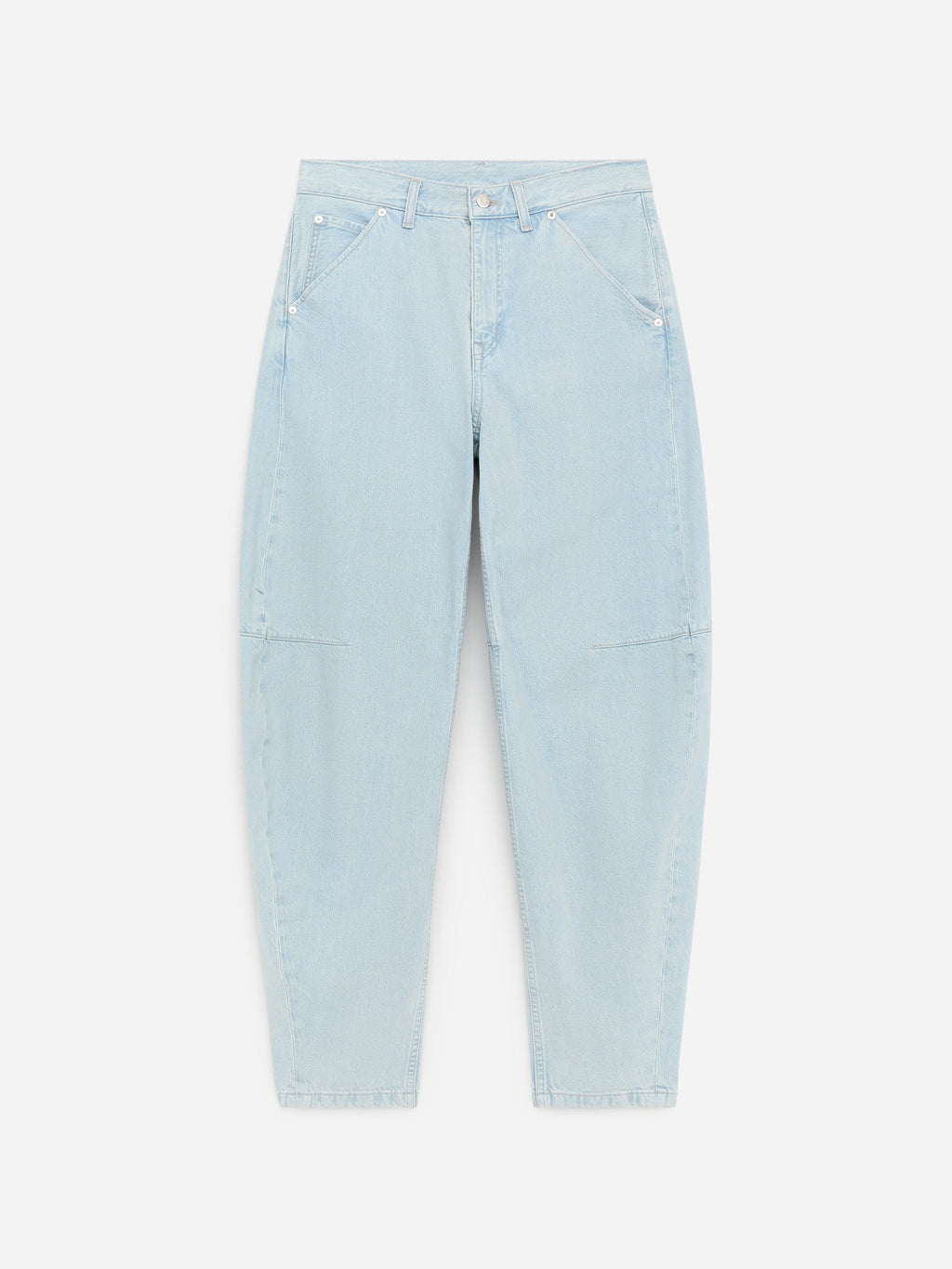 Relaxed Barrel Jeans - Blue - Image 6