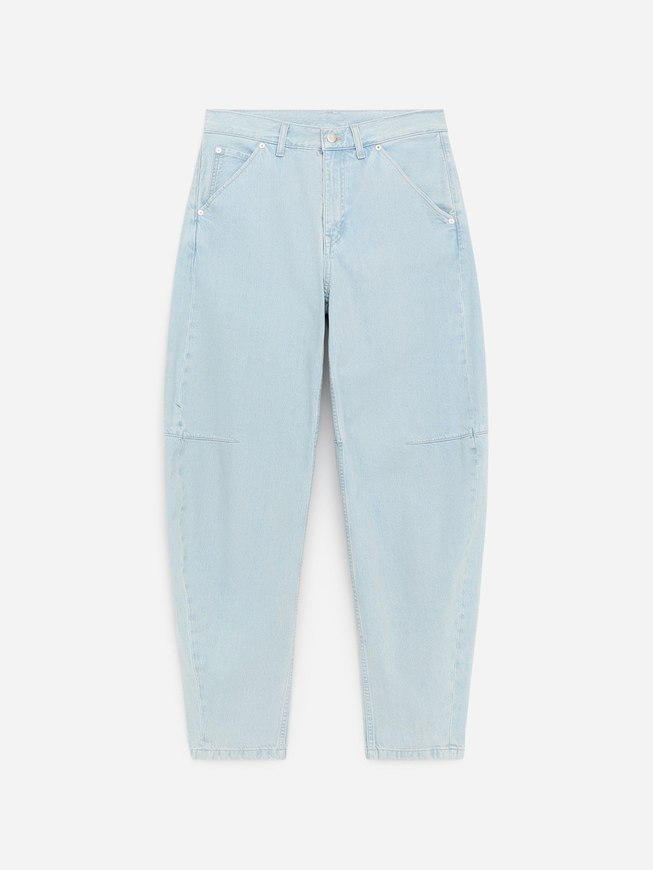 Relaxed Barrel Jeans - Blue - Image 6