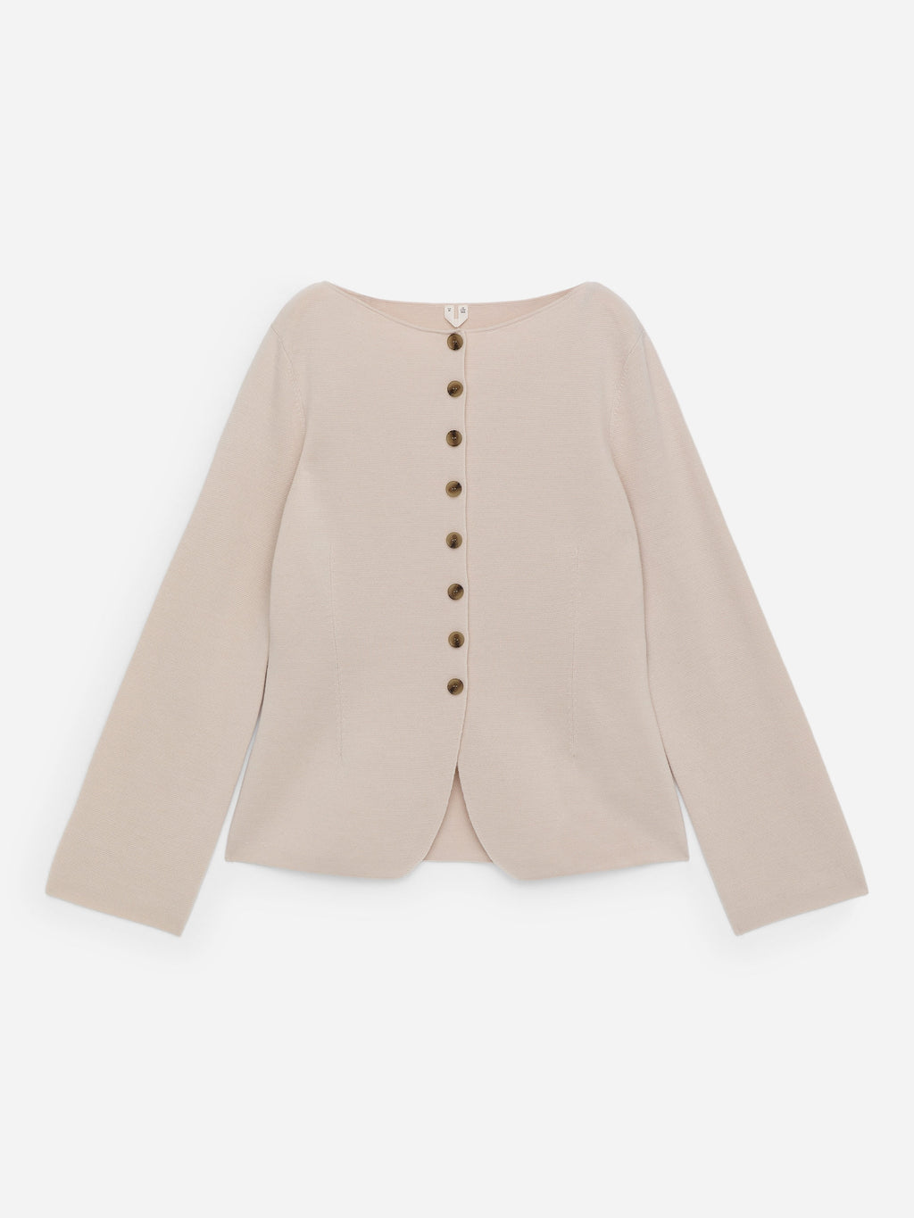 Merino Wool Cardigan - Beige