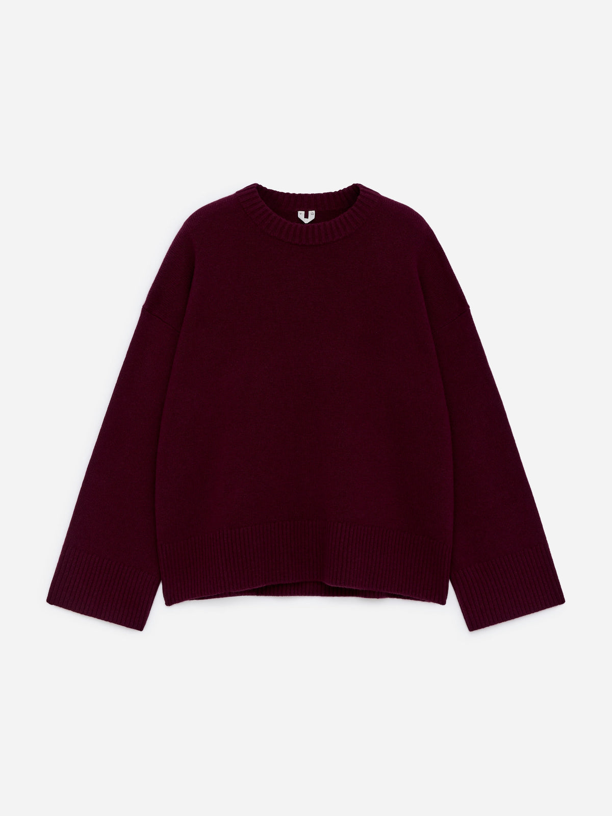 Oversized Pure Cashmere Jumper​ - Red